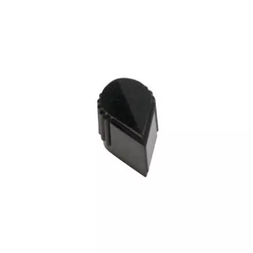 DAVIES MOLDING Knobs Pointer/Selector Type Plastic Black, 8000