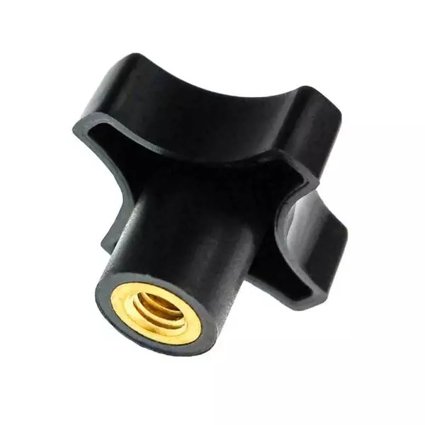 DAVIES MOLDING 2810 Series Clamping Knob Black 32 mm Outside Diameter, 2810AT