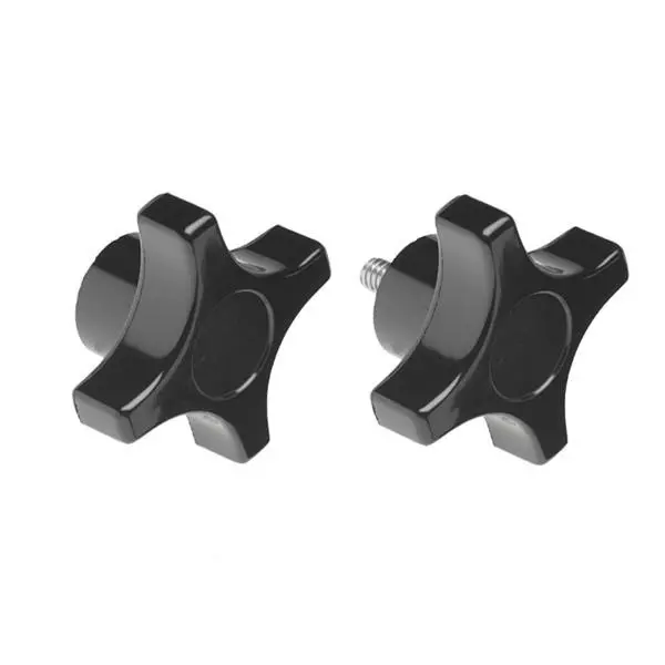 DAVIES MOLDING 2830 Series Clamping Knob Black 50 mm Outside Diameter, 2830DG