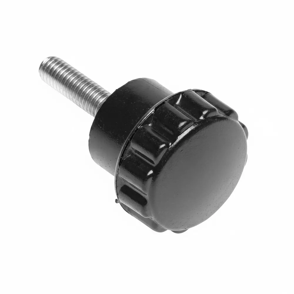 DAVIES MOLDING 2965 Series Clamping Knob Black 22 mm Outside Diameter, 2965QB