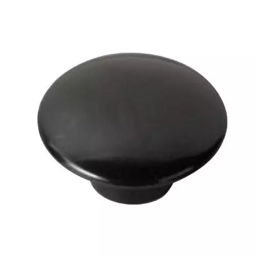 DAVIES MOLDING Push / Pull Knob Plastic Black 38 mm (1.5 inch) Outside Diameter, 3006-J