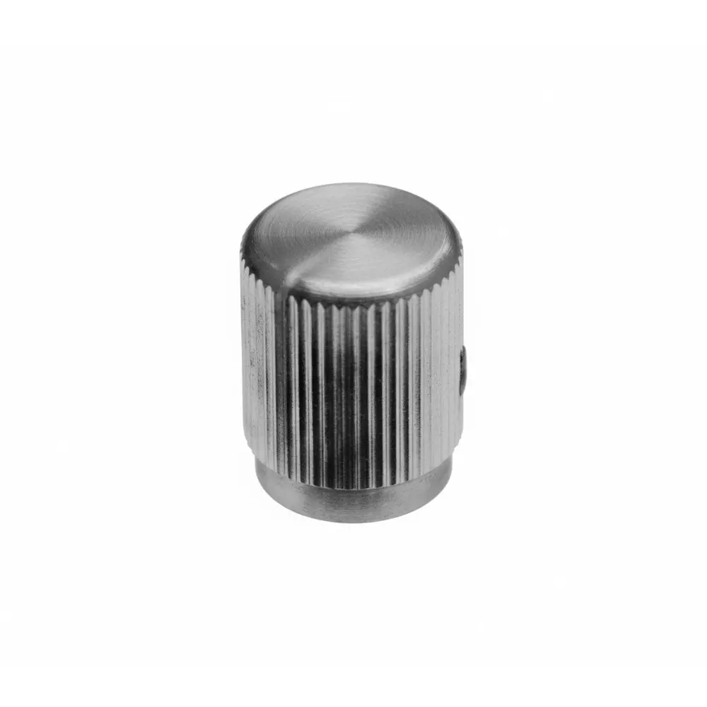 TE CONNECTIVITY KLN Series Cylindrical Knob Black 32 mm Outside Diameter, KLN1250B1/4
