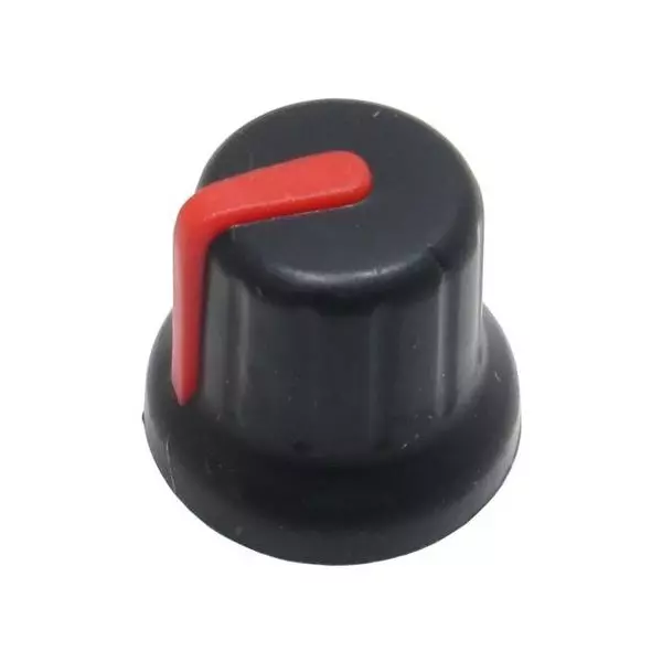 Eagle Plastic Devices Knobs Plastic Black 16 mm Diameter, 450-BA160