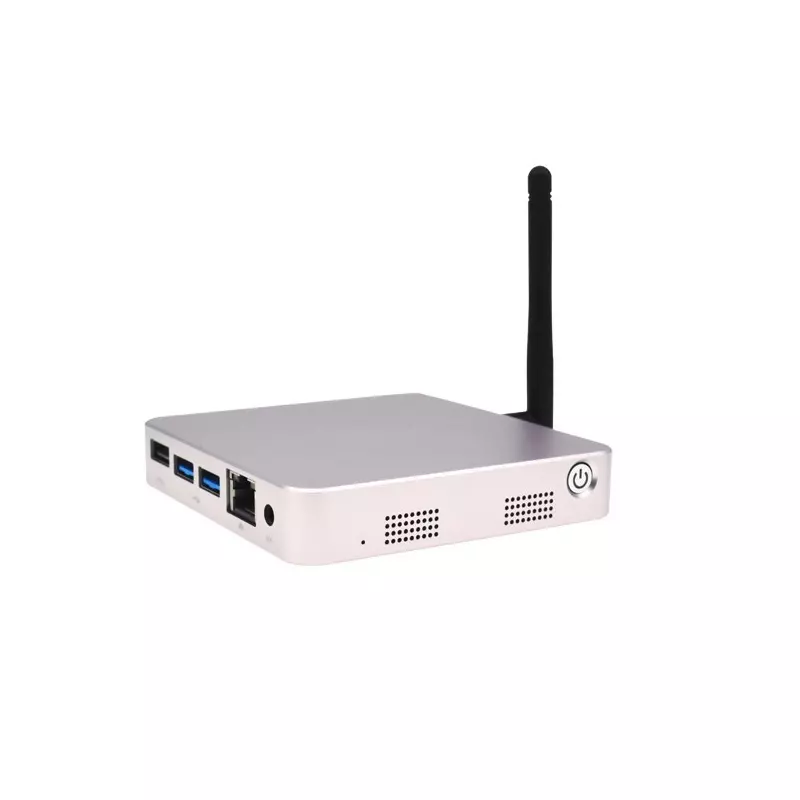 EDATEC CM4 Media Baseboard CM4104000 4GB DDR,120G SSD WiFi/Bluetooth Antenna Silver Color CNC Aluminum Case 8 MP Camera