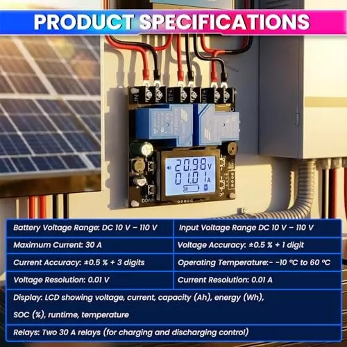 amicisolar-bt13l-coulomb-meter-30-a-battery-chargedischarge-controller-dual-relay-lithium-lead-acid-1xcoul-30a