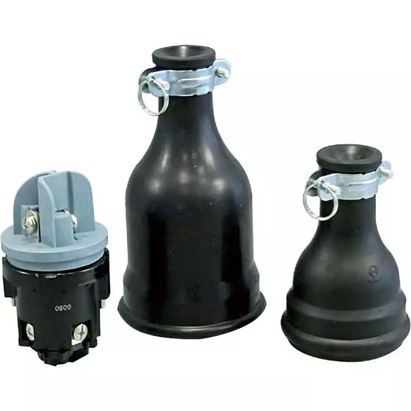 Meikosha Grounding 3 P 20 A Waterproof Connector (Pair), MK5615 (1 Set)