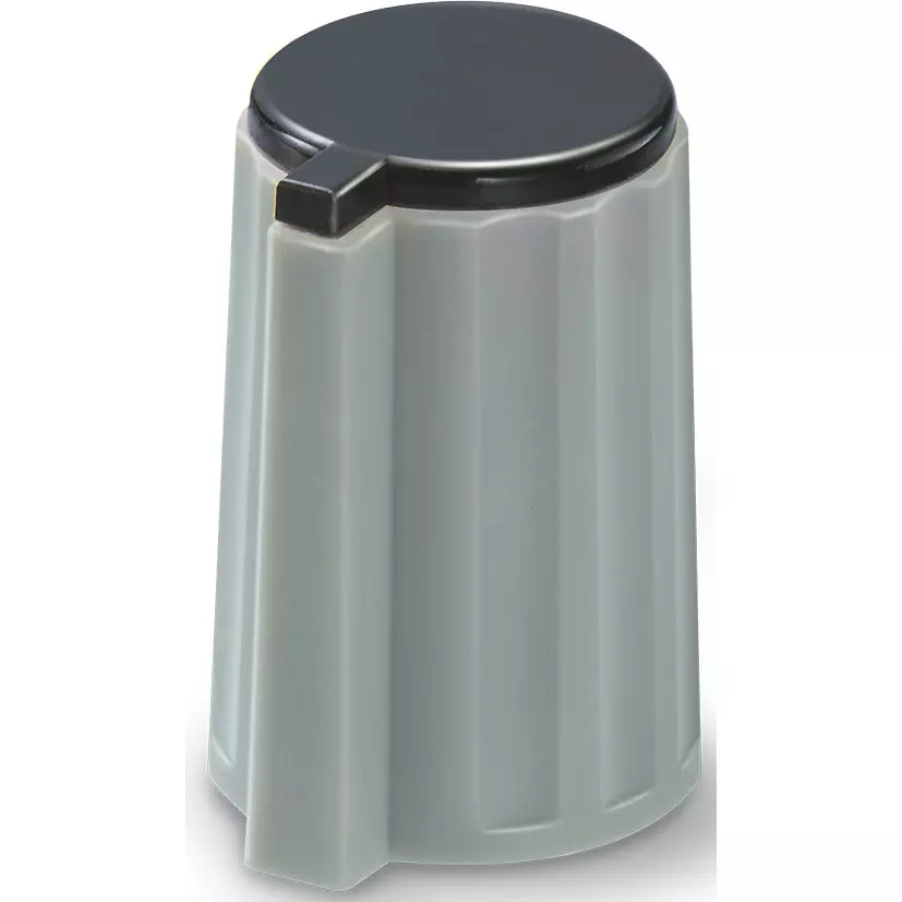 Sato Parts Molded Knob Gray Nylon 6 Phillips Head Screwdriver, Shaft Diameter 6 mm (+No.2), K-351-B