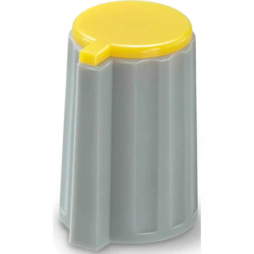 Sato Parts Molded Knob Gray Nylon 6 Phillips Head Screwdriver, Shaft Diameter 6 mm (+No.2), K-351-Y