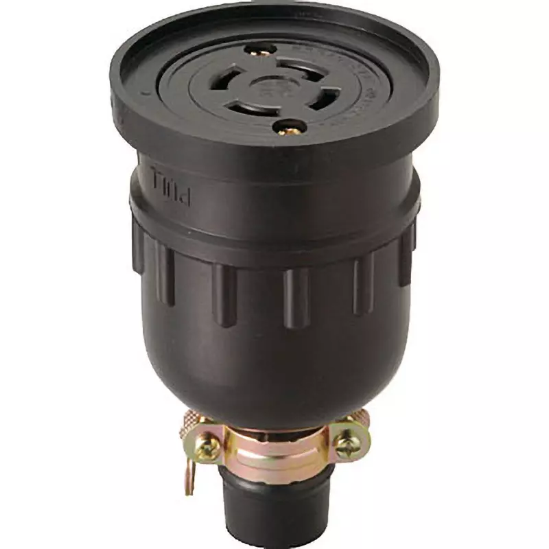 Meikosha Hook Rubber Connector Body Ground 3 P 250 V 30 A Rated Current, MH2638