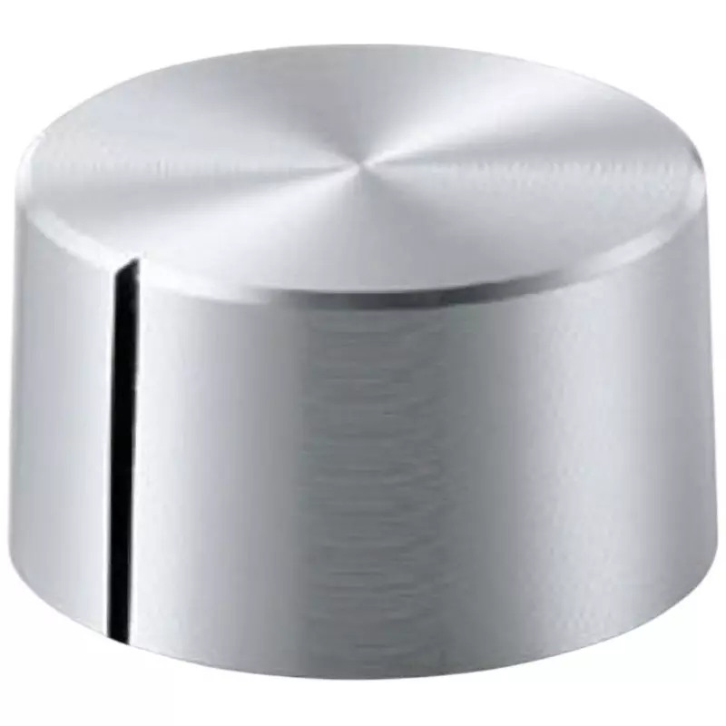 Sato Parts Metal Knob K-5475 Aluminum Silver for Hexagon Wrench Nominal 2, K-5475-M