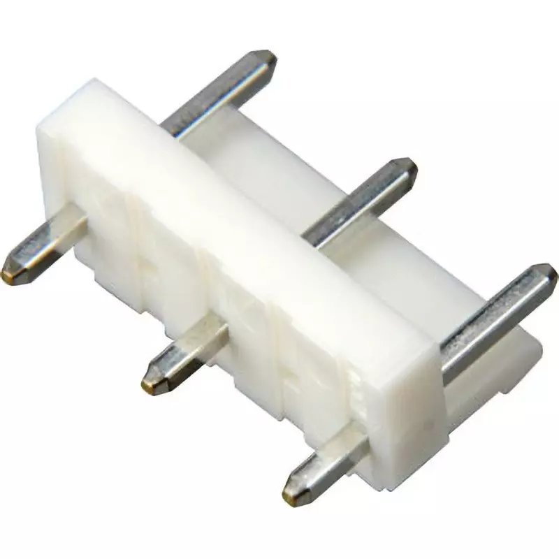 JST (JAPAN SOLDERLESS TERMINALS) Post with Base (Post) Brass / Copper-based tin plating (reflow treatment) (Base) Nylon 66 Natural (white) UL94 V-0 Standard, B3P5-VH(LF)(SN) (Pack of 10)