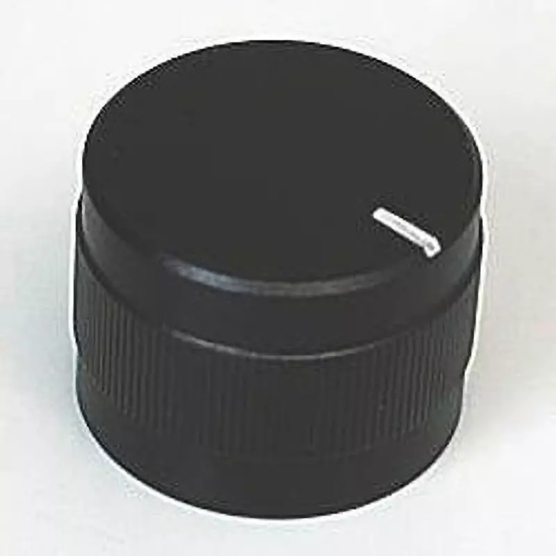 LINKMAN Aluminum Knob Screw Fixing Type [Shaft] 6.1 mm Hole Diameter, 20X15HTPSB