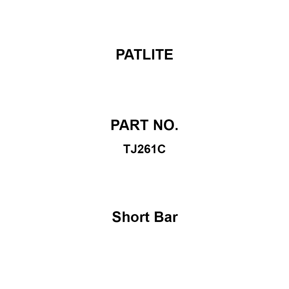 PATLITE Short Bar 30 A Energizing Current TR20 K, TEN11, TEU11 Suitable Terminal Block 11 mm Terminal Spacing, TJ261C (Pack of 10)