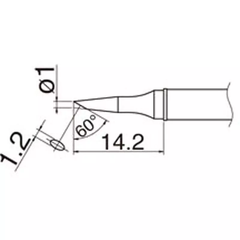 Esco Replacement Tip 60° Point Angle 350℃ C Setting Temperature Replacement tip for EA304 AL. Specifications, EA304AL-9
