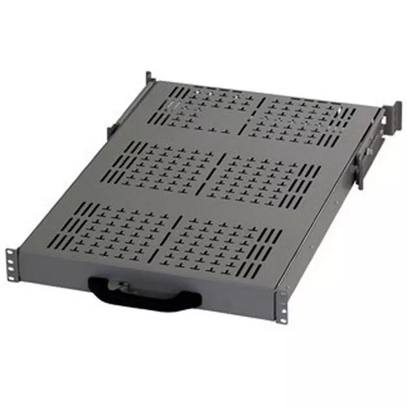 Settsu Sliding Shelf Black 19 inch standard: JIS/EIA Steel Main material, RASSH-700HDN1