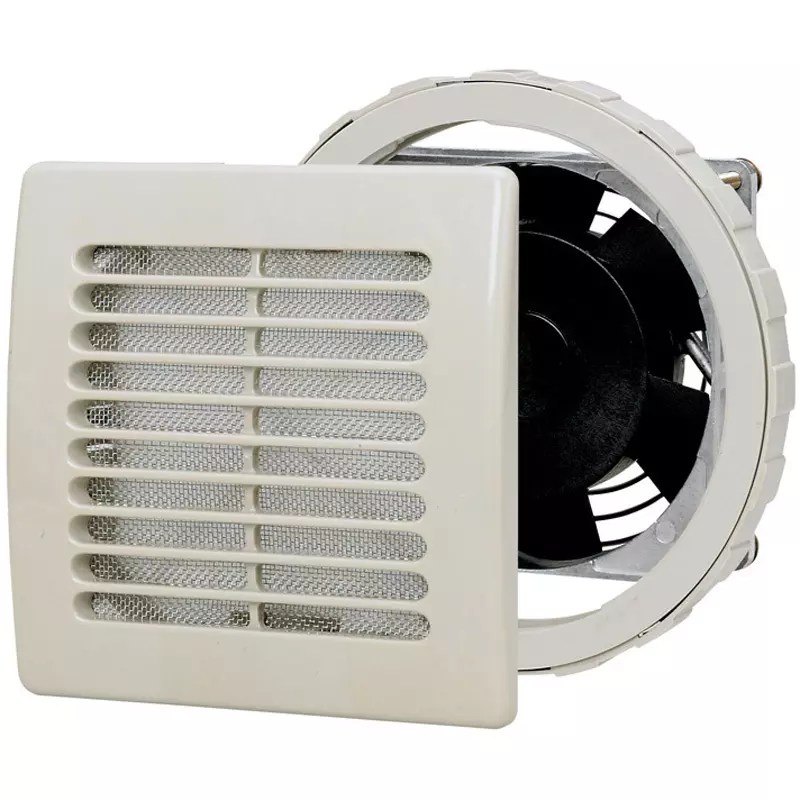 Kawamura Louver with Fan 120x120x15 mm Dimension, FLK120-1