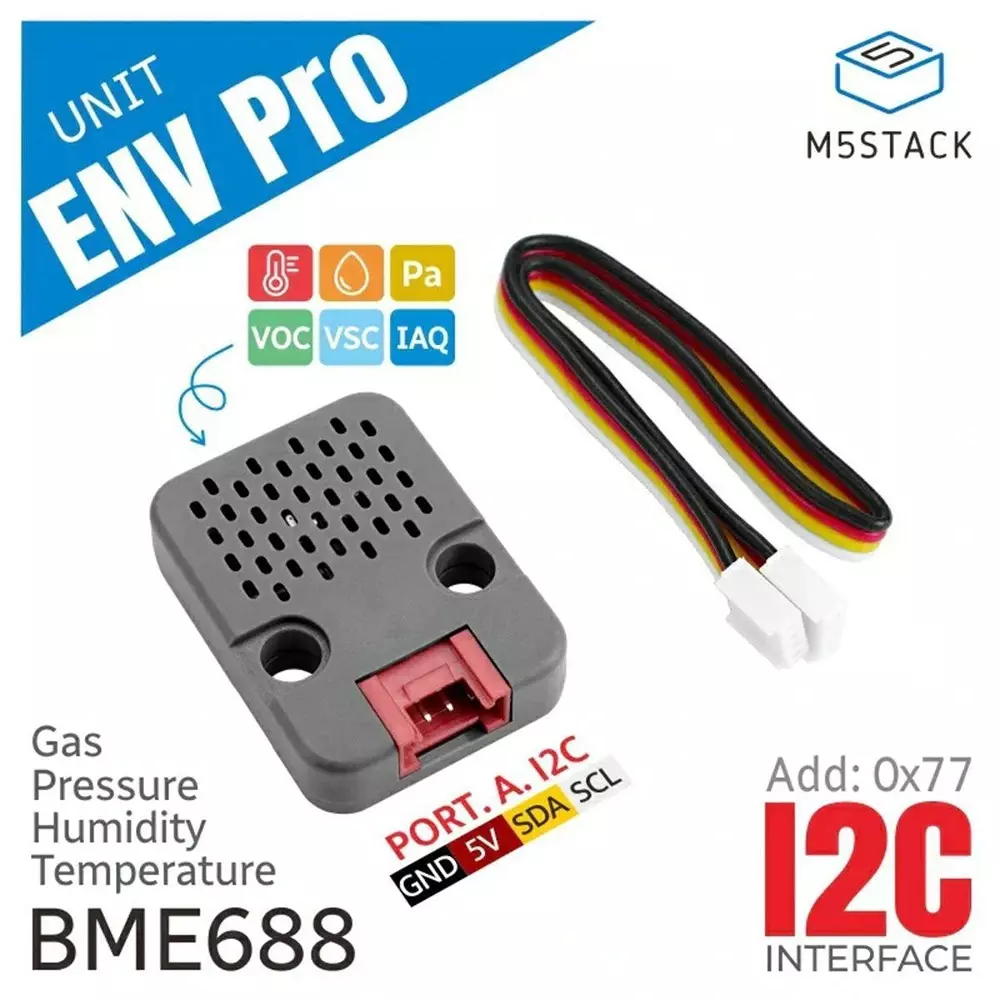 m5stack-env-pro-unit-with-temperaturehumiditypressuregas-sensors-for-m5stack-bme688-68556577