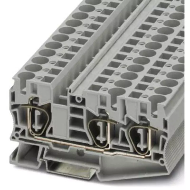 Phoenix Contact Spring Cage 65 Amp Rated Current Spring Cage Terminal, 3035288 (Pack of 5)