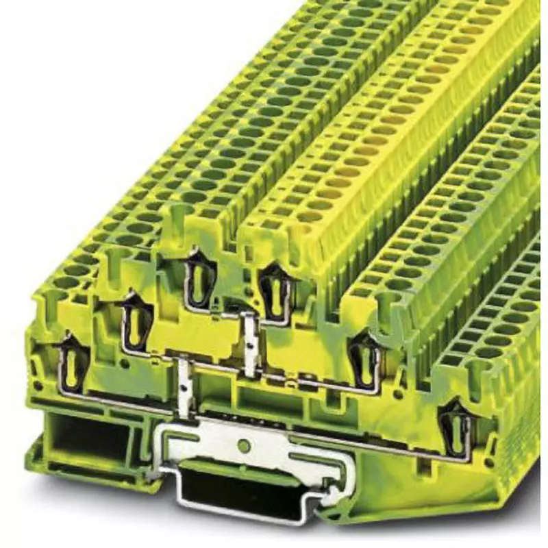 Phoenix Contact Spring Cage STClipline Series Spring cage Terminal Type triple Number of Level, 3036071 (Pack of 5)