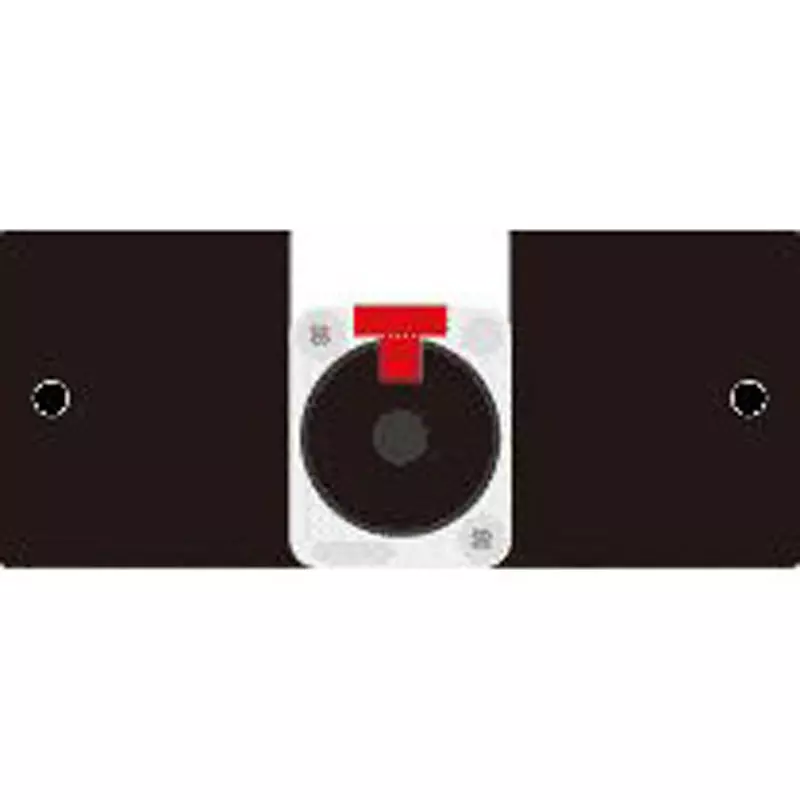 Canare Electric AV Plate 2 Number of Terminal Phone Jack Connector, MFP-NPJS-NP