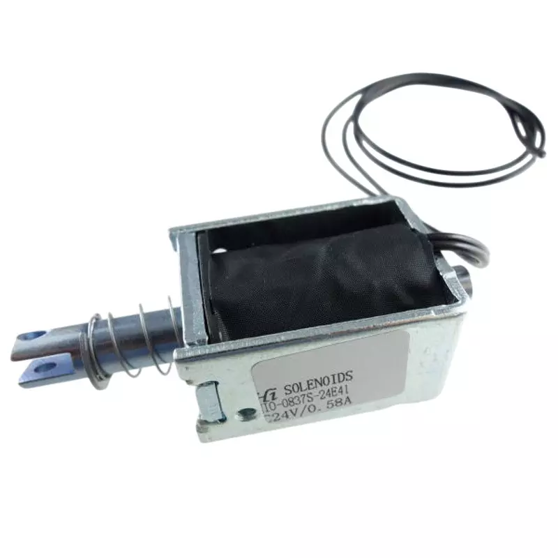 GB Push/Pull Solenoid 0.58 A Holding Current DC 24 Rated Voltage Standard/13.92 Power, 0837-24