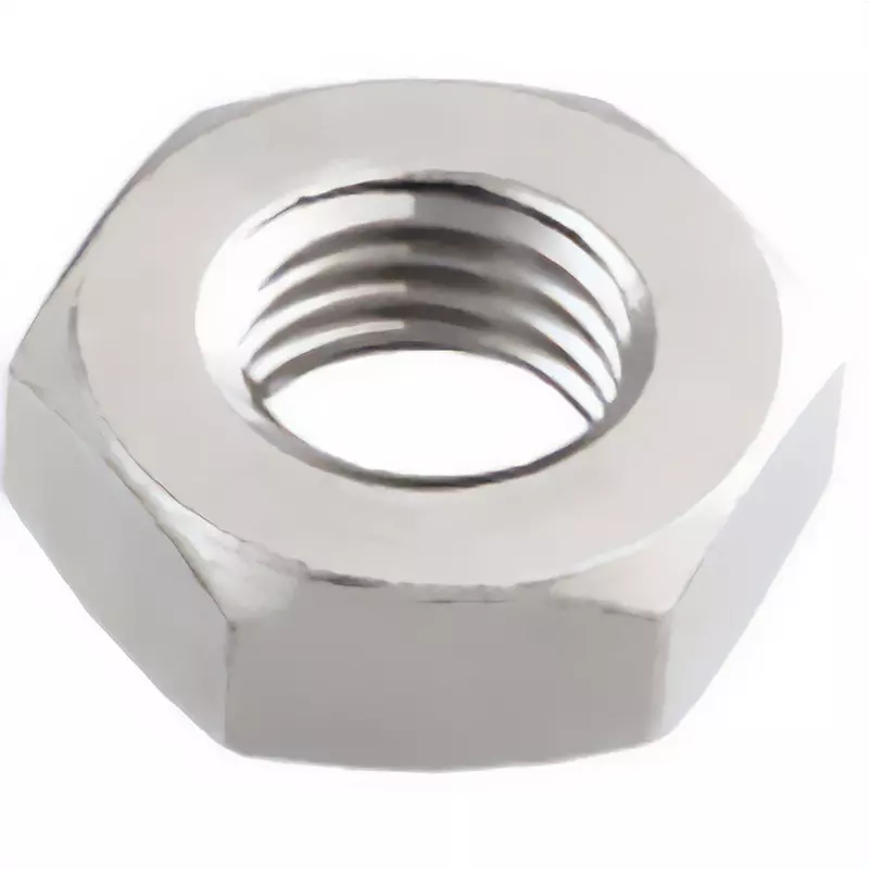Japan Connect Industry Nut 3.5 mm Thickness M6x0.75 Size, NUT-M6XP075-T3.6-BR-N (Pack of 10)