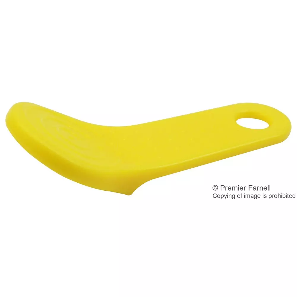 ANALOG DEVICES iButton Mounts & Accessories KEY RING MNT FOB, SNAP-IN, ANGLED, YLW, DS9093AY+