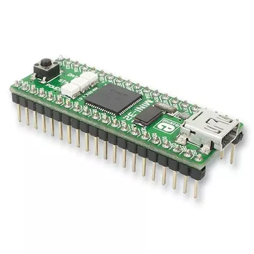MIKROELEKTRONIKA DEV BOARD, MINI-32, PIC32, DIP40, MIKROE-763