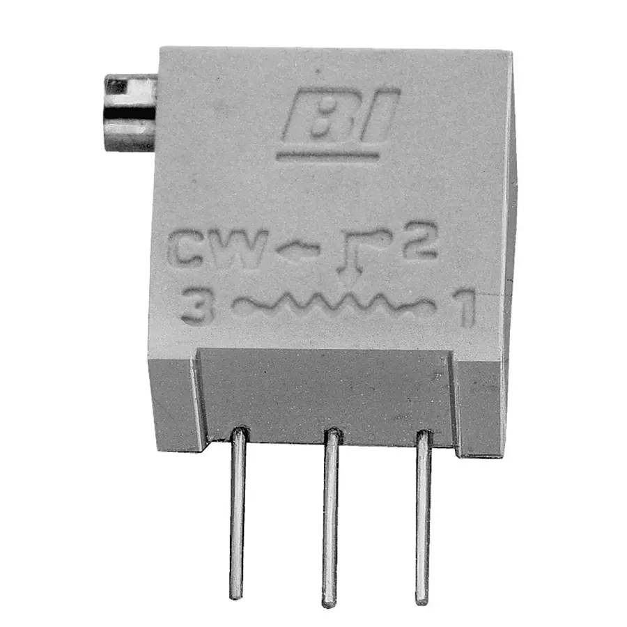 TT ELECTRONICS / BI TECHNOLOGIES TRIMMER POTENTIOMETER, 50KOHM 20TURN THROUGH HOLE, 68WR50KLF
