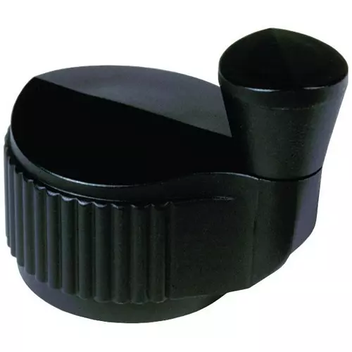 EHC (ELECTRONIC HARDWARE) Round Skirted Knob W/ Arrow Ind, 6.35Mm, MS91528-4S2B