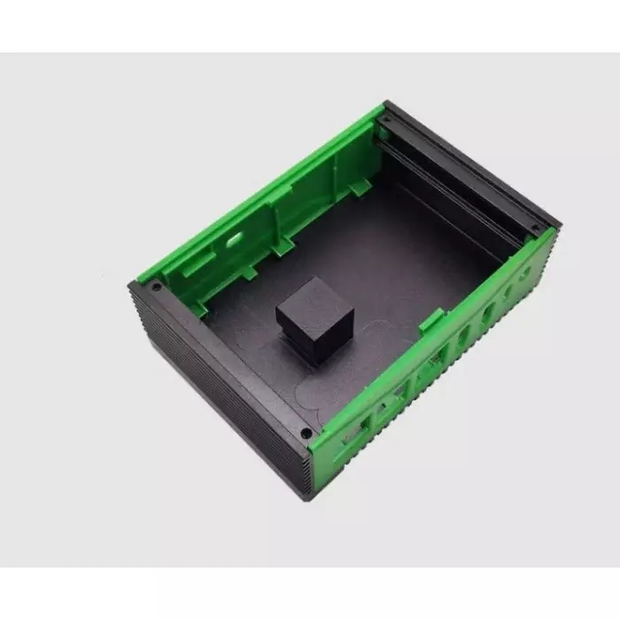 Okdo Metal ROCK SBC Case for use with ROCK 5 Model B Single Board Computer Black, AE003