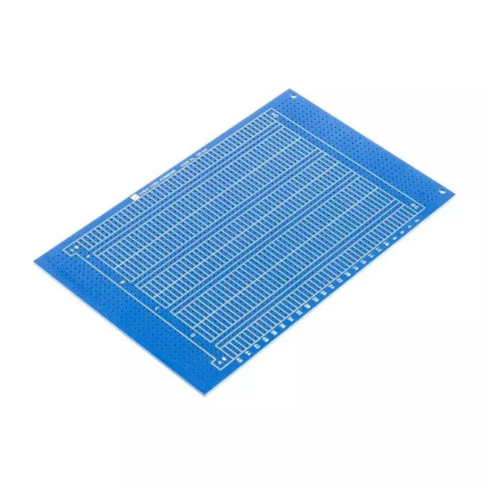 Vero Technologies Single Sided DIN 41612 Eurocard PCB FR4 1.02mm Holes, 2.54x2.54mm Pitch, 10-27563