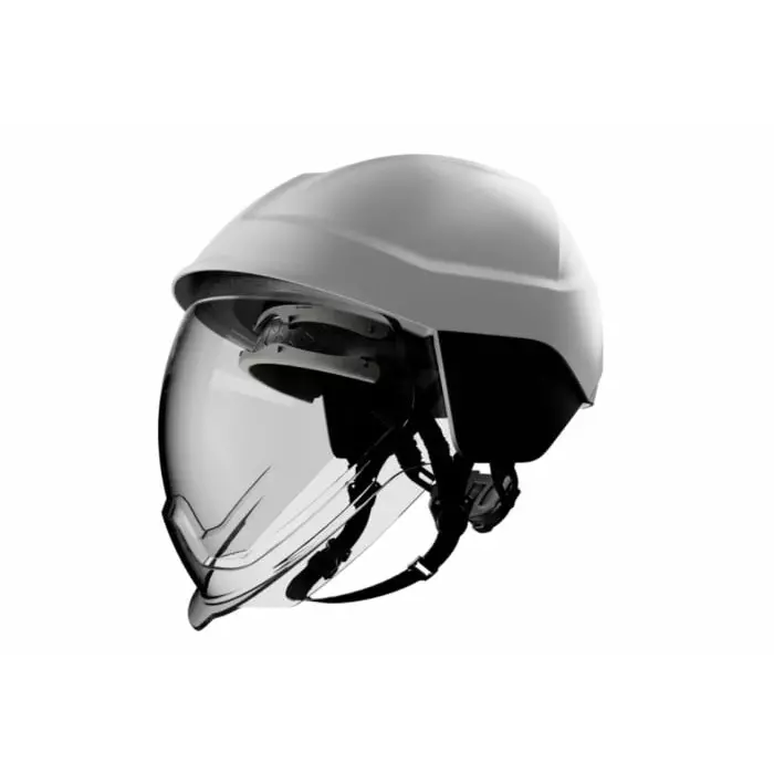 Skytec E Pro 1 Black White Arc Flash Helmet with Chin Strap Adjustable, SKH00001AZ (Pack of 6)