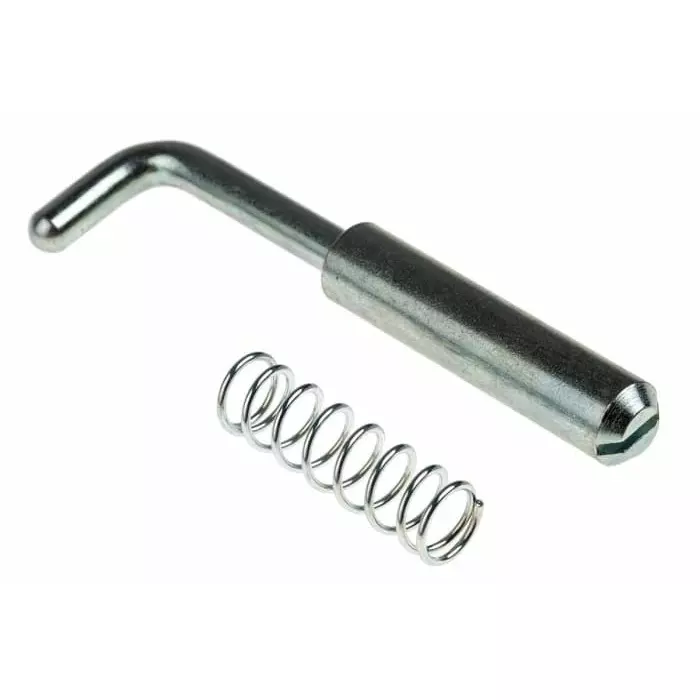 Steinbach & Vollman Latch Hinge Steel, 15x67 mm, Spring Loaded, 825815 (Pack of 2)