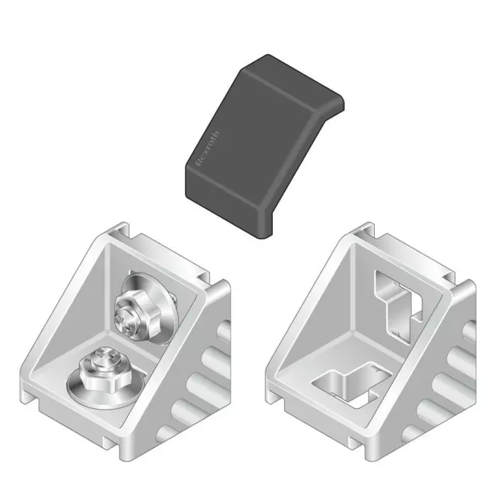Bosch Rexroth Sliding Block, Connecting Component, Strut Profile 45 x 45 mm, Groove Size 10 mm, 3842523593