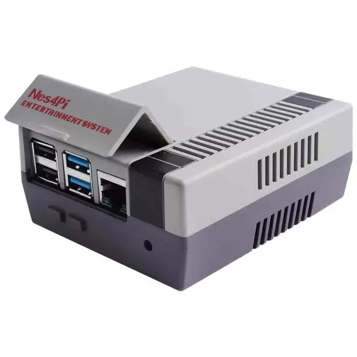 52Pi ABS Case for use with Raspberry Pi 4B in Grey, ZP-0086