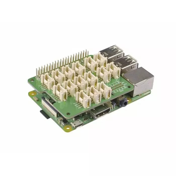 Seeed Studio Grove Base HAT with 13 Grove Module Connectors for Raspberry Pi, 103030275