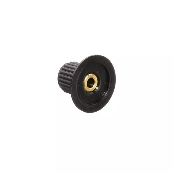GRAYHILL Cylindrical Knob with Skirt Plastic Black 23 mm Outside Diameter, 11K5015-EMNB