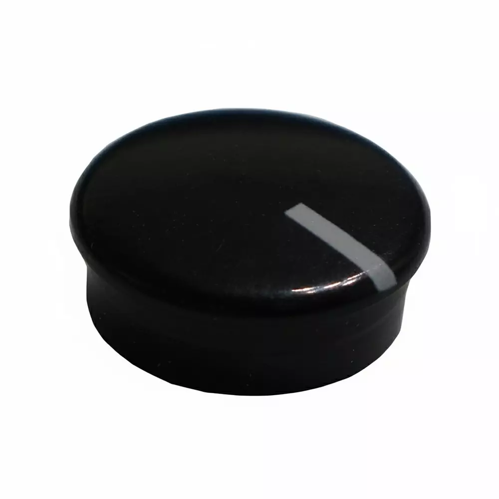 Eagle Plastic Devices Knobs & Dials Cap Plastic Black 11 mm Outside Diameter, 450-CL156