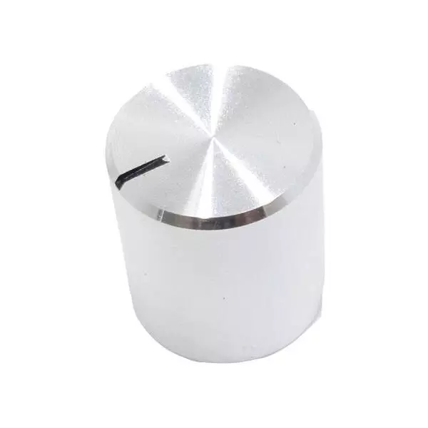 Eagle Plastic Devices Cylindrical Knob Aluminum Silver 14 mm Outside Diameter, 450-1425
