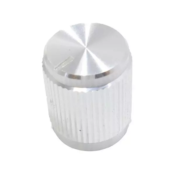 Eagle Plastic Devices Cylindrical Knob Aluminum Silver 13 mm Outside Diameter, 450-6003