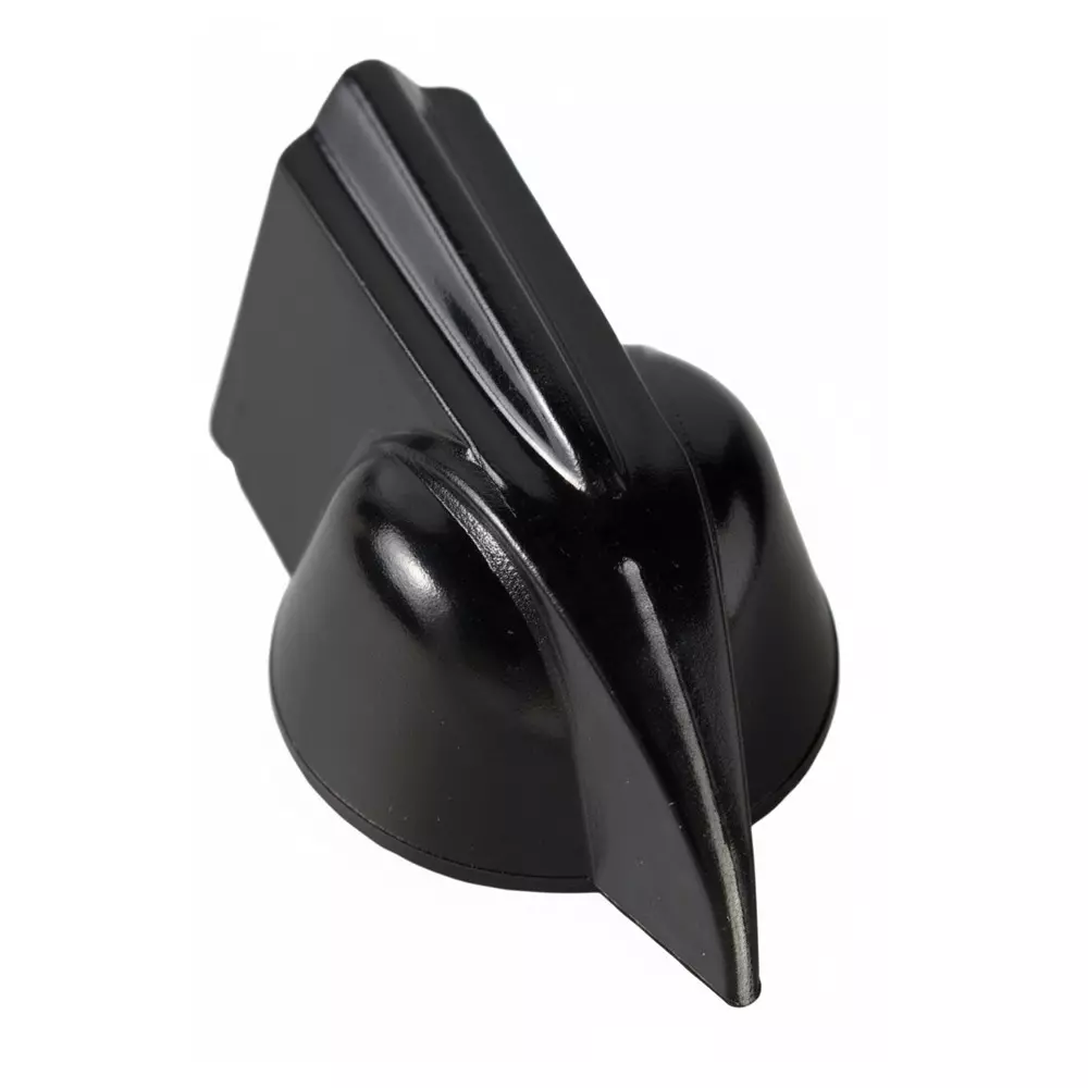 DAVIES MOLDING Knobs Pointer/Selector Type Phenolic Black 31 mm Outside Diameter, 2300BT
