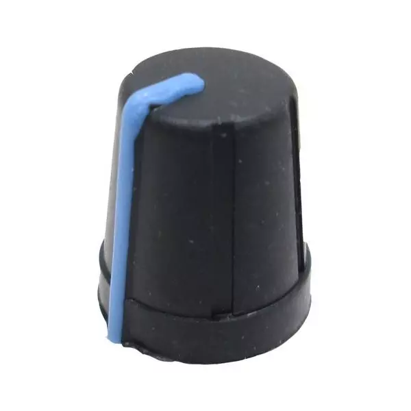 Eagle Plastic Devices Conical Knob Rubber Black 14 mm Outside Diameter, 450-4763
