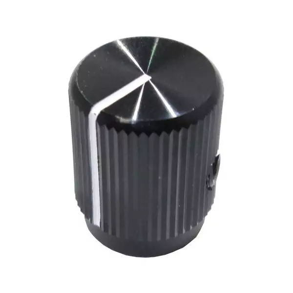 Eagle Plastic Devices Cylindrical Knob Aluminum Silver 13 mm Outside Diameter, 450-MLN54