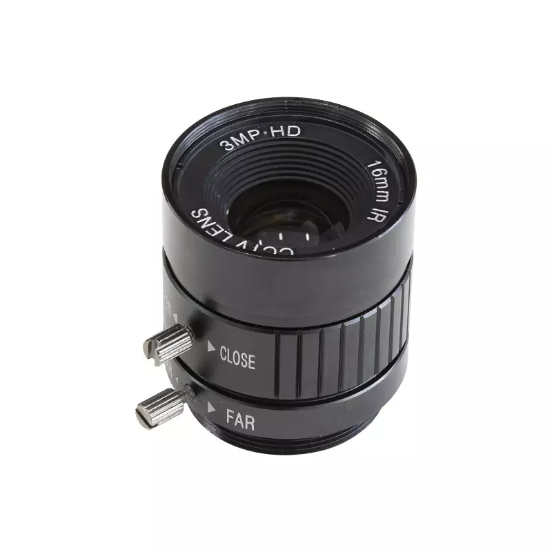 ArduCam LN050 CS-Mount Lens for Raspberry Pi HQ Camera, 16mm Focal Length with Manual Focus and Adjustable Aperture