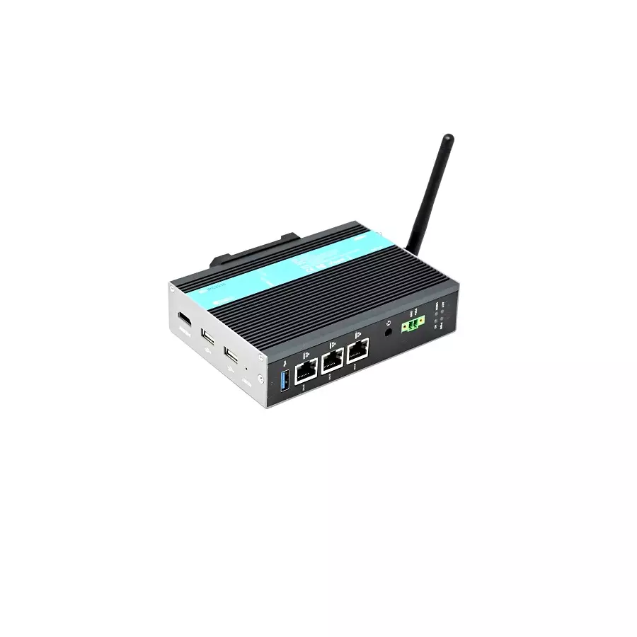EDATEC ED-IPC2210-1208-S Industrial Co MPuter Based on Raspberry Pi CM4 CM4102008 2GB DDR and 8GB eMMC with Wi-Fi  Bluetooth