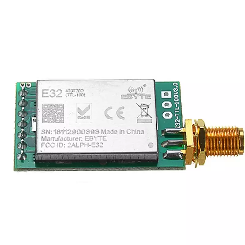 GENERIC LoRa 433MHZ SX1278 Wireless Transmitter and Receiver RF Module IoT Transciever CDSENet E32-433T20DT UART