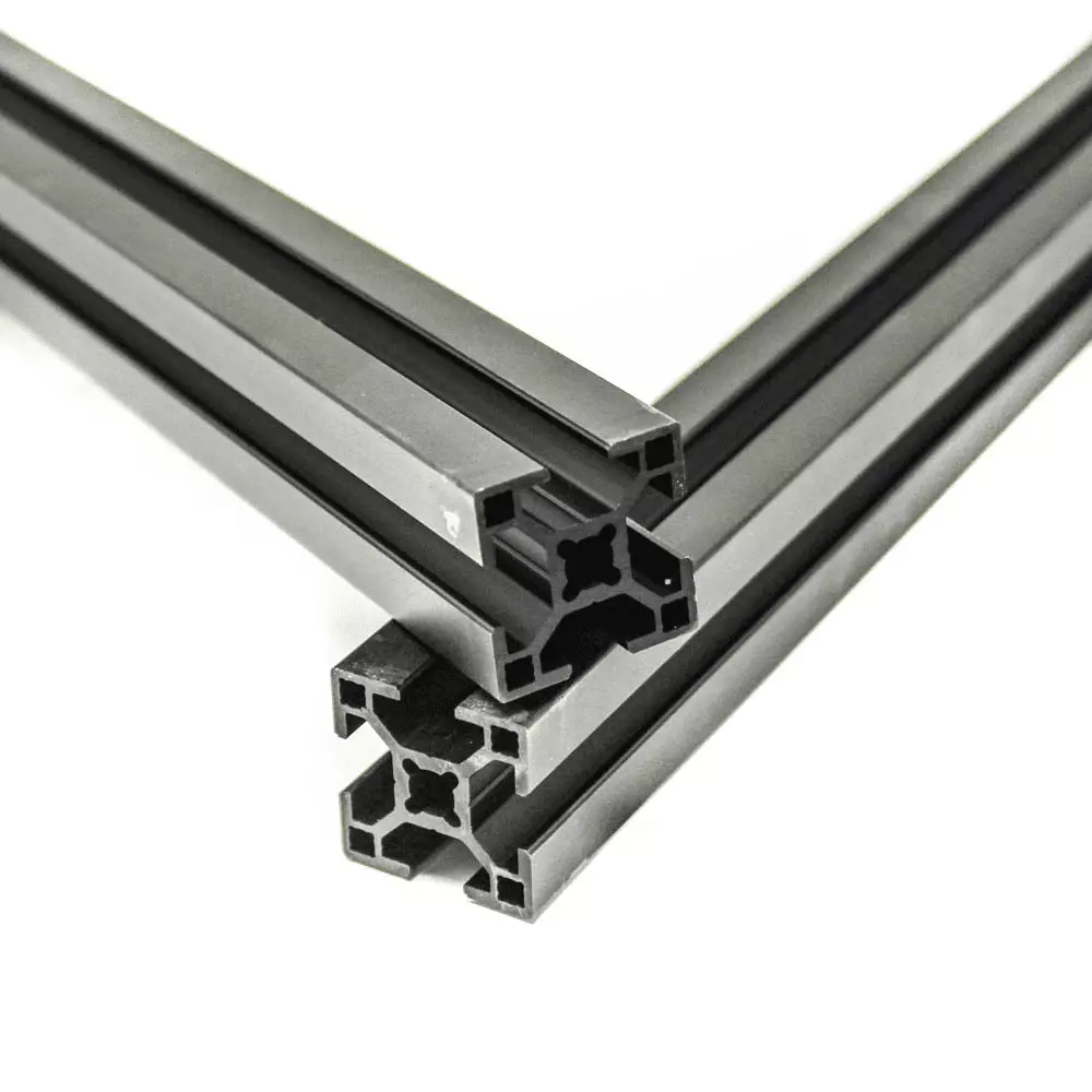 EasyMech 500 mm 30X30 4 T Slot Aluminium Extrusion Profile (Black)