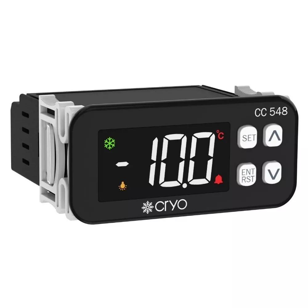 MULTISPAN CRYO Panel AC Application 3-Digit 7-Segment Red/White Display 30x71 mm Panel Cutout, CC-548