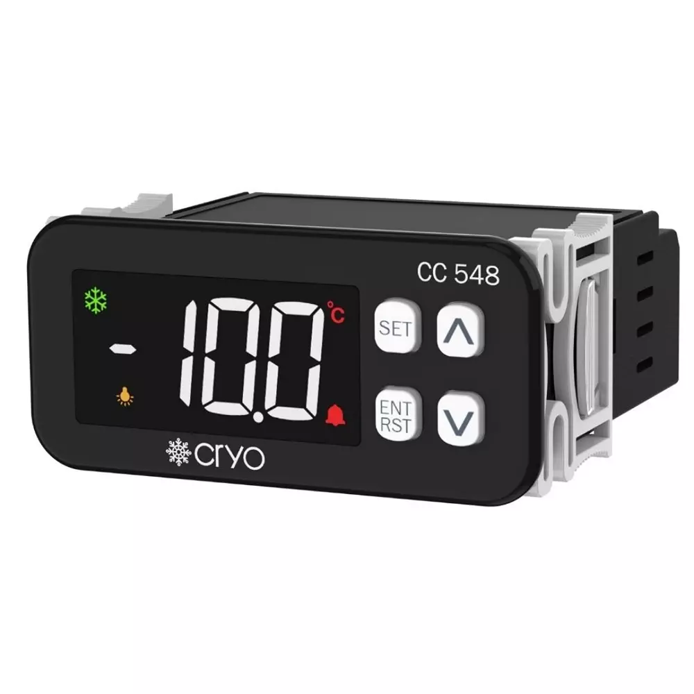 MULTISPAN CRYO Panel AC Application 3-Digit 7-Segment Red/White Display 30x71 mm Panel Cutout, CC-548